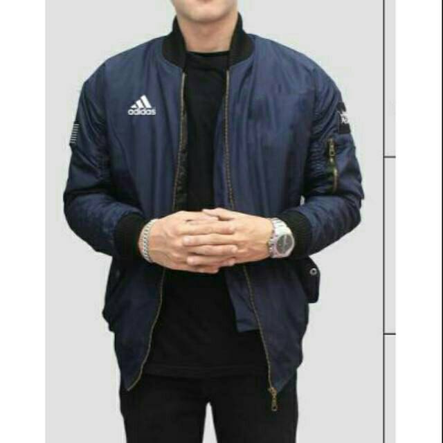 Jaket bomber adidas pria terbaru