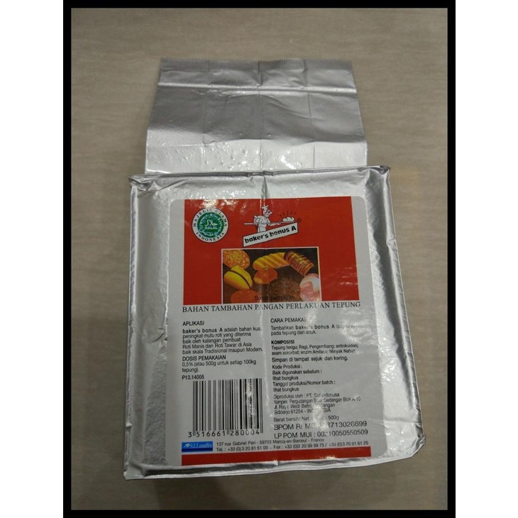 

BAKER'S BAKER BONUS A (BREAD IMPROVER) BAKERBONUS 500G KODE 930