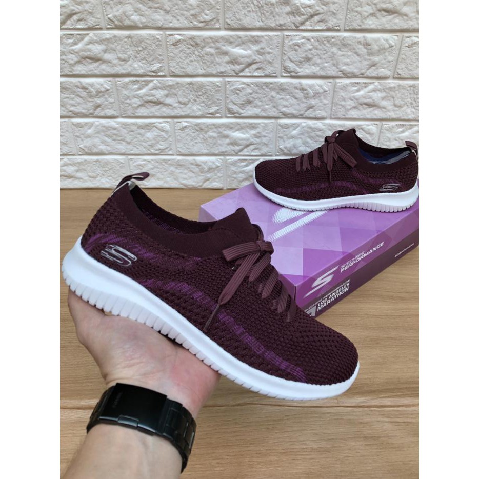 SEPATU SKECHERS STATEMENT MAROON COD