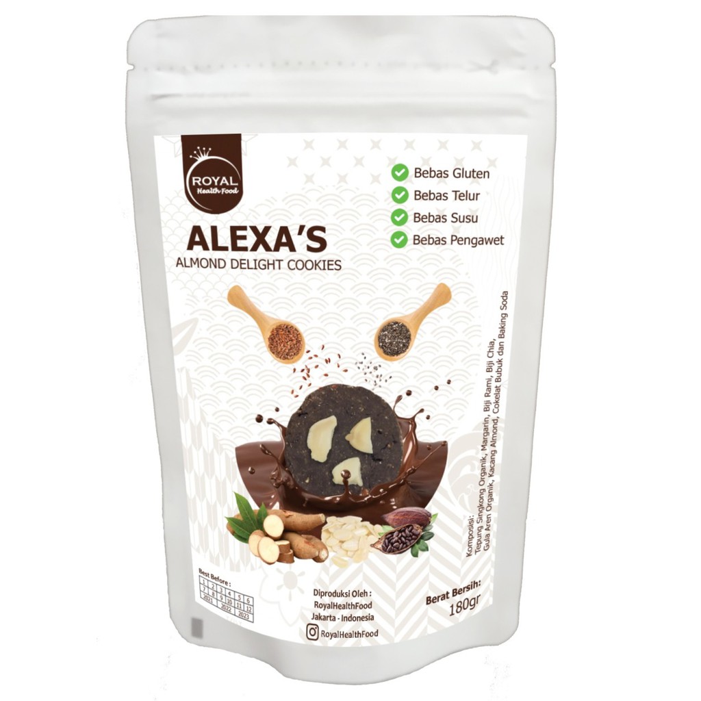 

Royal Alexa Almond delight Cookies 180 gr - Chocolate