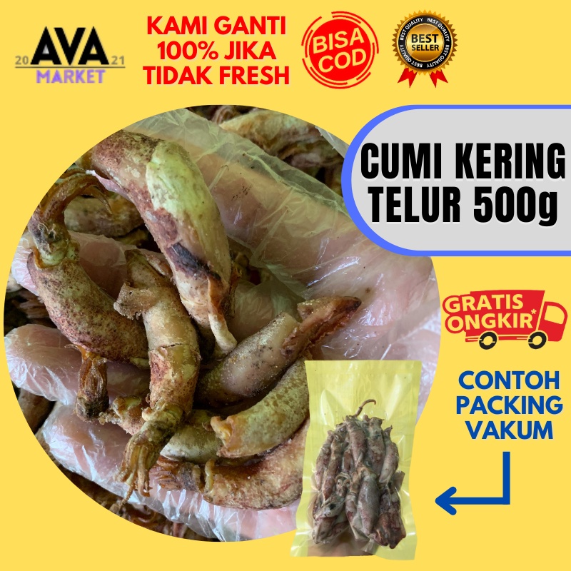 

Cumi Asin Kering Telur Asin 500 250 Gram