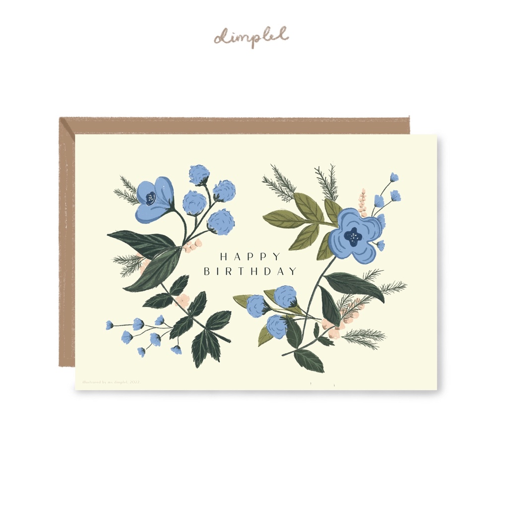 

Kartu Ulang Tahun Motif Bunga