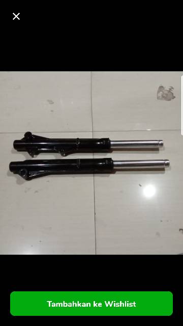 as shock depan+tabung supra x 125