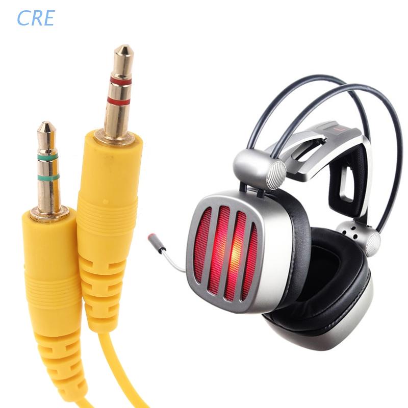 STEELSERIES Cre Kabel Extension Audio Jack 3.5mm Male Ke 2 Female Aux Untuk Siberia V2 PC