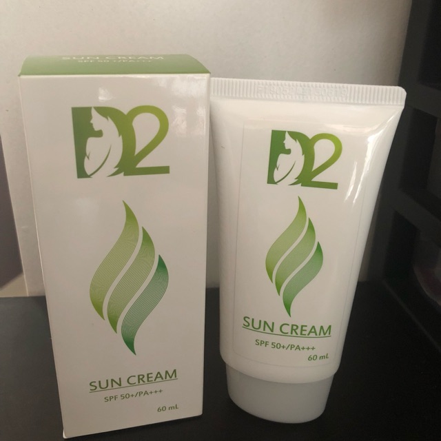 Original Sun Cream SPF 50+/PA+++, Sunblock Wajah D2 Korea Sunscreen 1 Buah Exp Baru