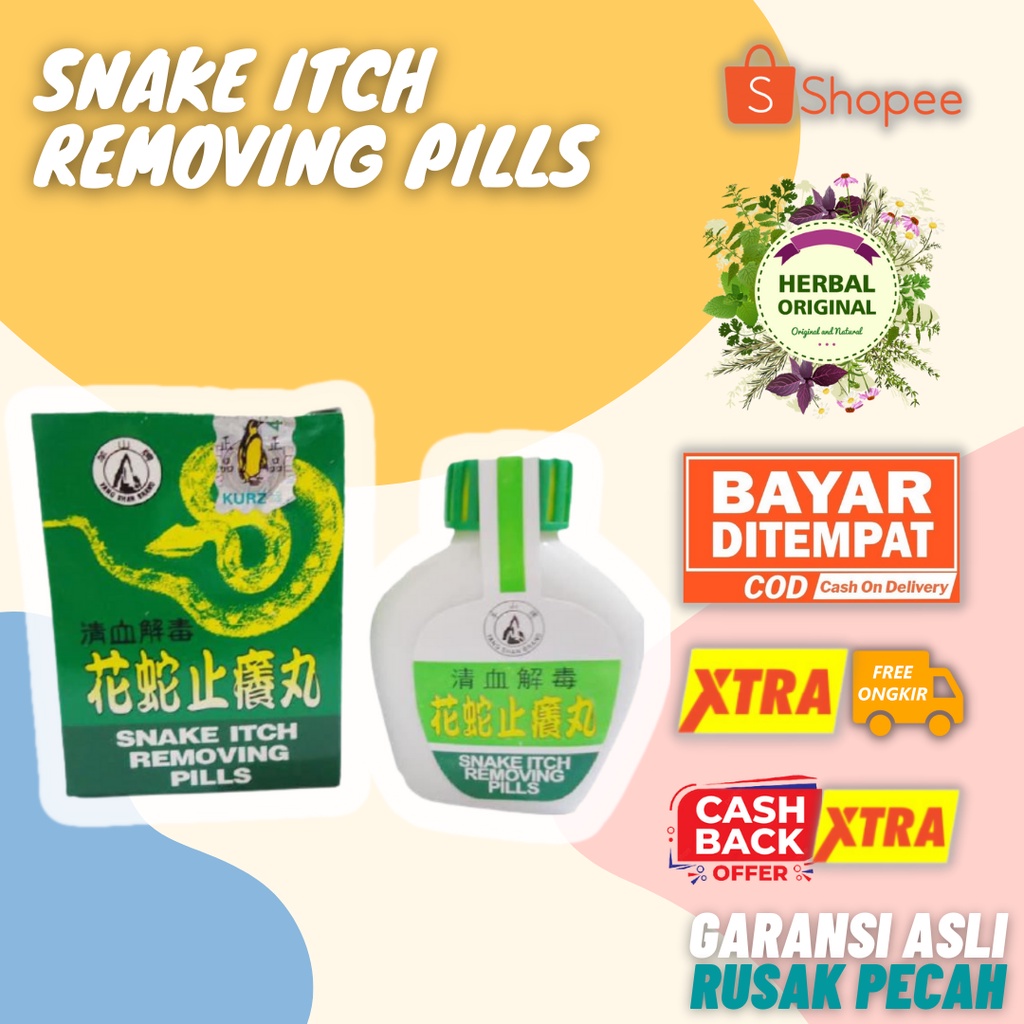 [TERBARU] HERBAL ATASI ALERGI, DARAH KOTOR, GATAL-GATAL | SNAKE ITCH REMOVING PILLS - BPOM ORIGINAL
