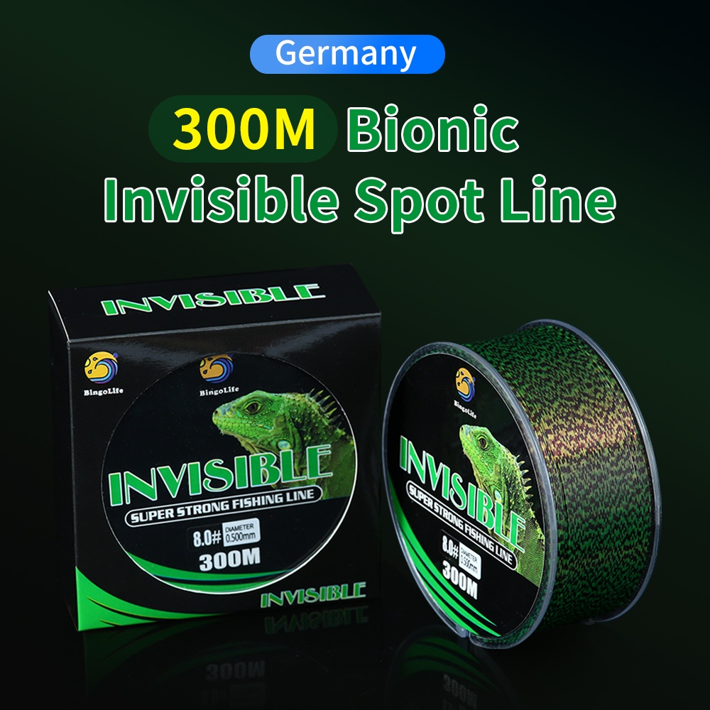 Bingolife Senar Pancing 300m Invisible Bahan Nilon Panjang