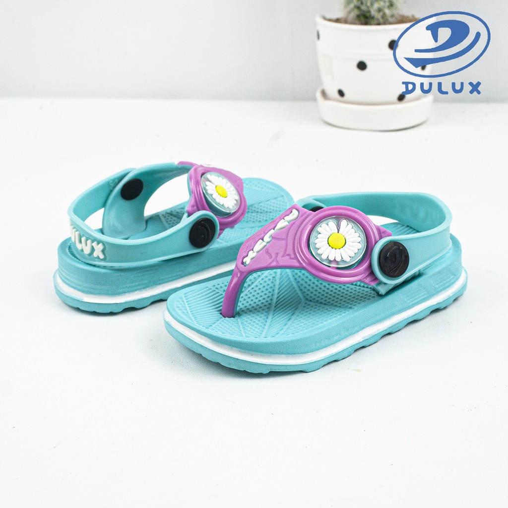 (COD) Sandal Jepit Karet Bayi Anak Motif Bunga Dulux 293E-1