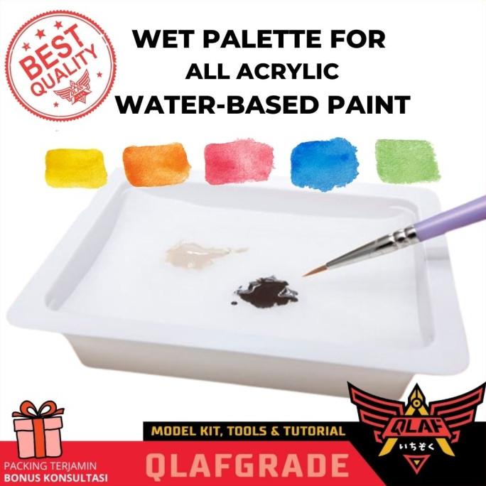 

[COD] WET PALETTE FOR ACRYLIC PAINT palet cat moisture hand brush mr.hobby SALE Kode 1122