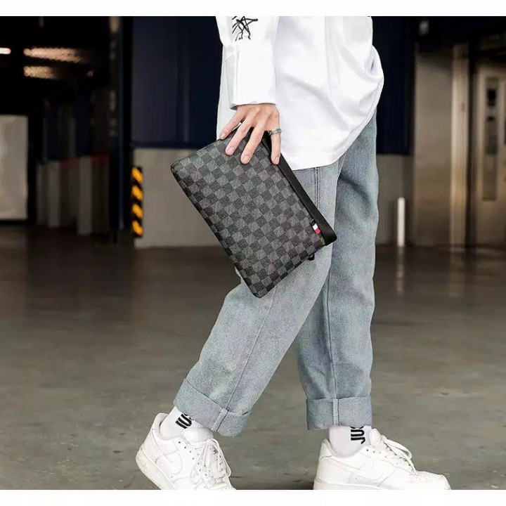 Leather Clutch Bag / Hand Bag for Men G003