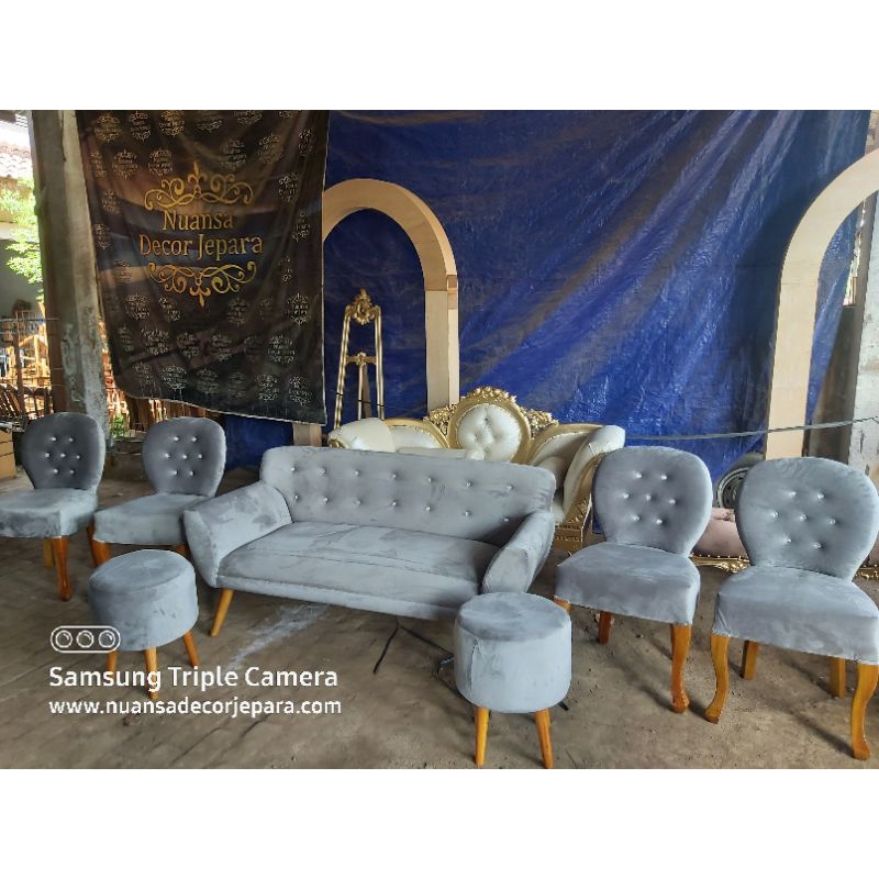 kursi pelaminan retro/kursi retro/kursi manten retro/kursi pelaminan duco