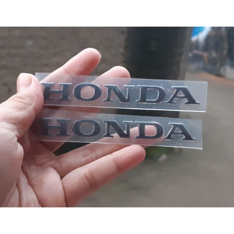 emblem honda new vario 150 hitam sepasang