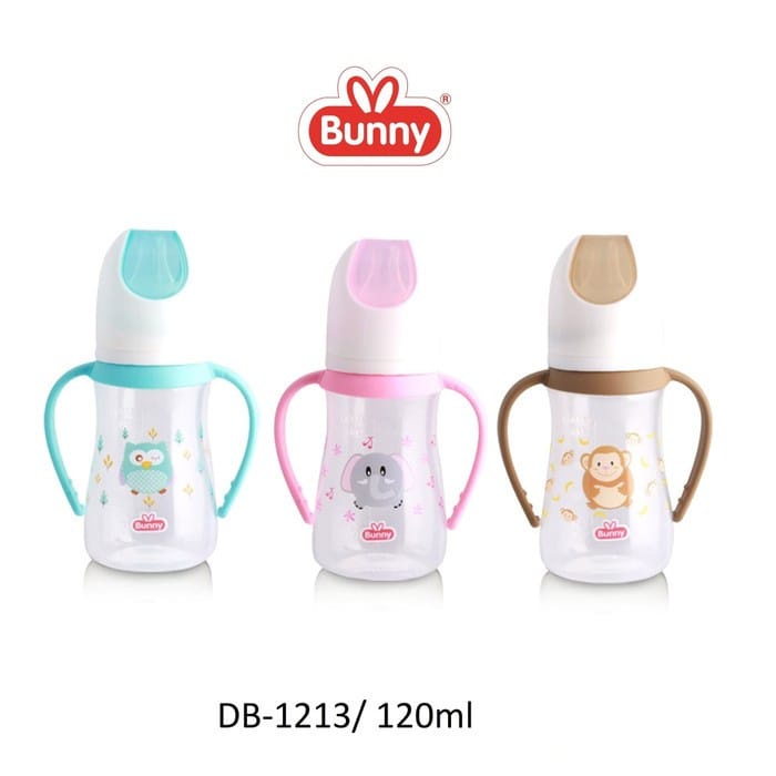 Lusty Bunny Botol Susu Bayi Botol Gagang 125-250ml Kado Bayi