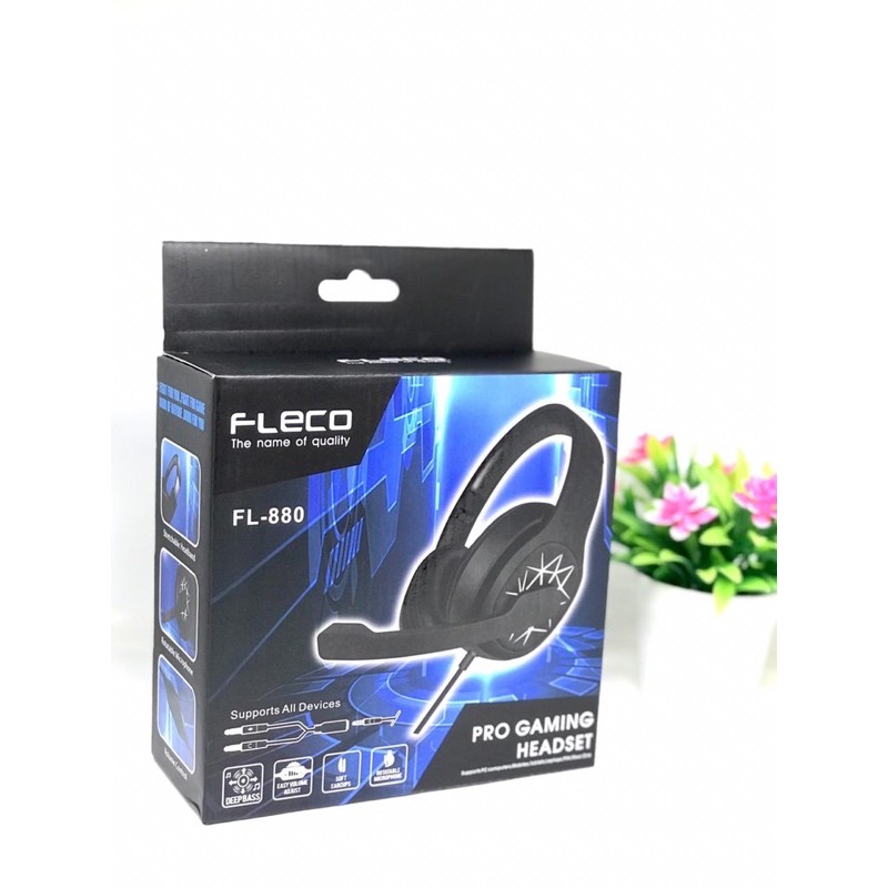 PROMO HEADPHONE FLECO ORIGINAL GAMING FL880 EXTRA BASS HIFI SOUND