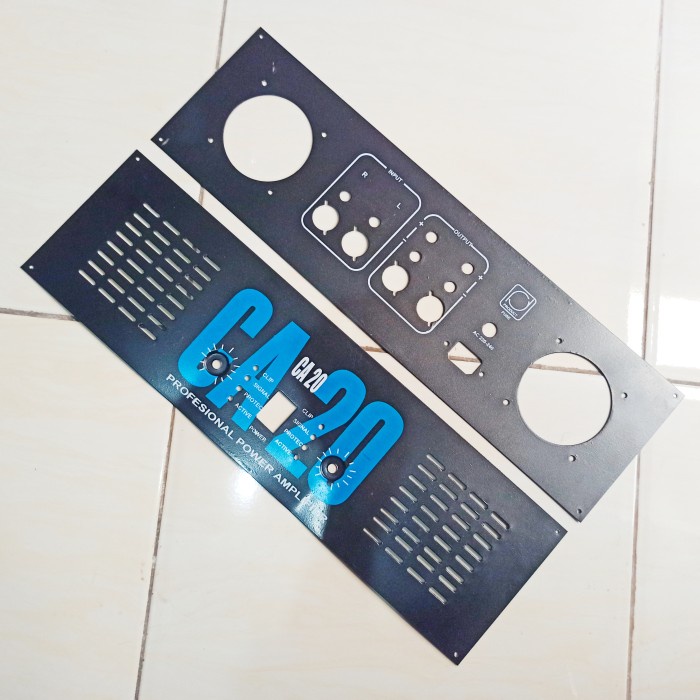 Plat Panel Depan Belakang CA20 Power Amplifier Stereo