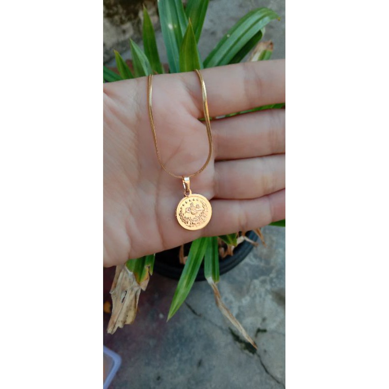 kalung bahan koin 91