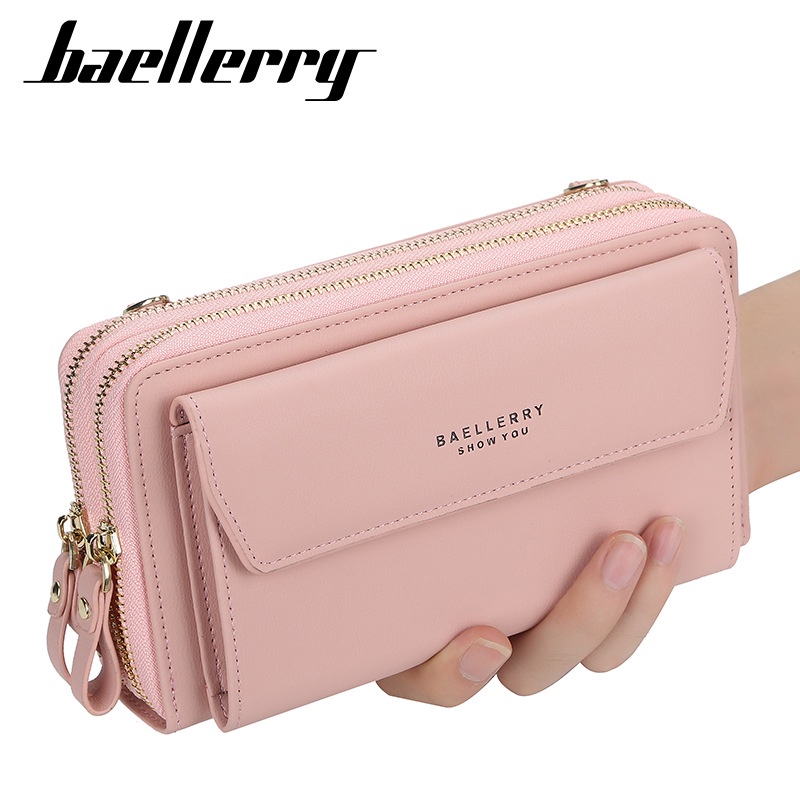 BAELLERRY N0109 Tas Selempang Wanita Dompet Wanita Tas Handphone Sling Bag PU Leather Premium WATCHKITE WKOS