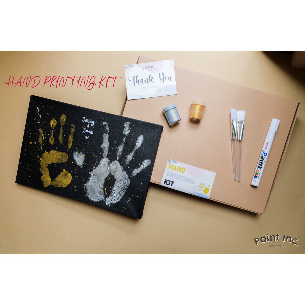 Jual Hand Printing Kit | DIY HAND PRINT KIT | Paint Inc. ID | Couple ...