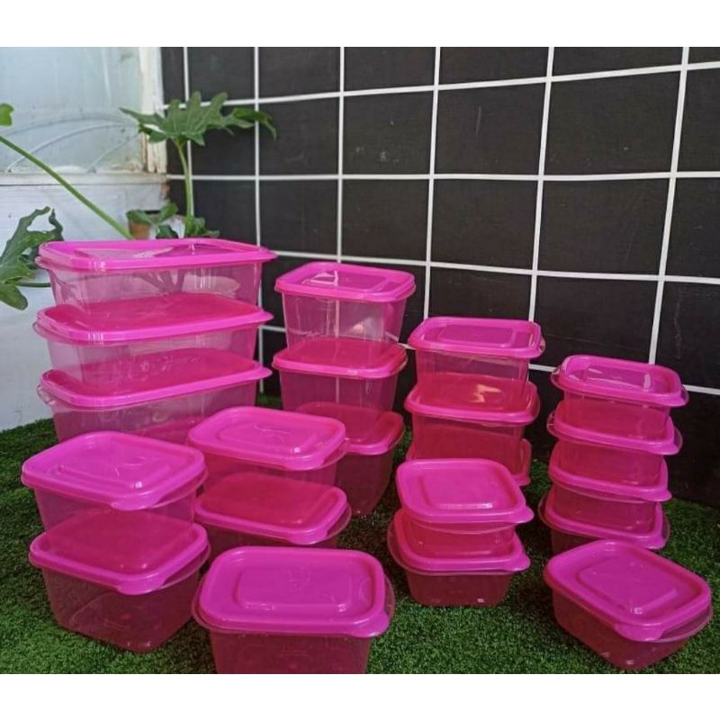 Bambang Set Dusdusan Tempat Penyimpanan Makanan Free BPA frozen food Support microwave Wadah Toples