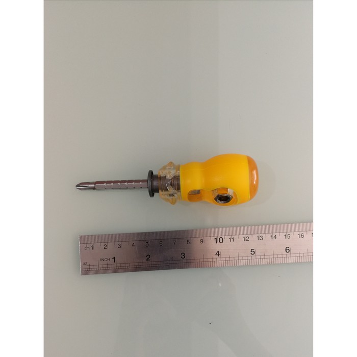Obeng Plus Min Obeng 3 In1 Obeng Cebol Bolak Balik Magnet
