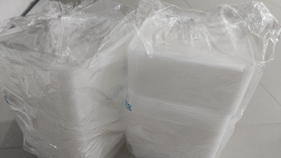 Isi25pcs 2.000ml Besar Thinwall Box Kotak Toples Bekal Makan Plastik Tahan Panas Microwave 2000ml