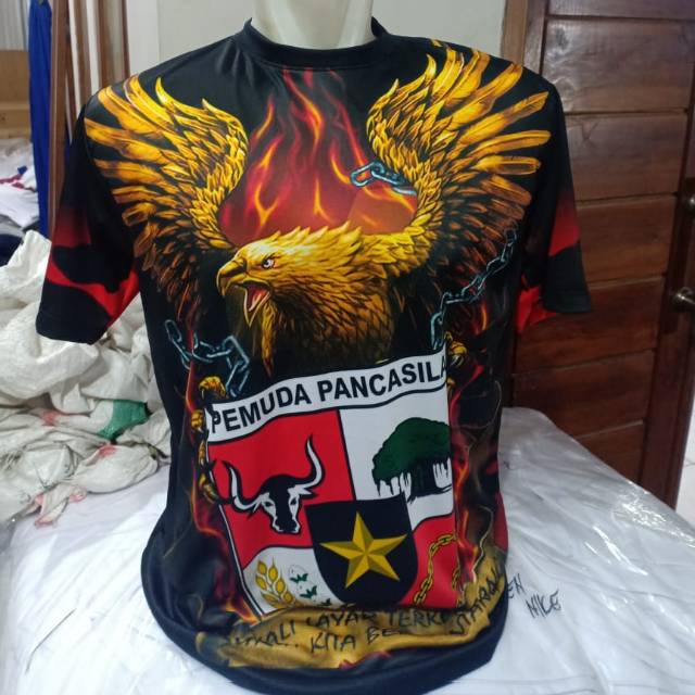 Kaos pemuda pancasila/kaos loreng pp