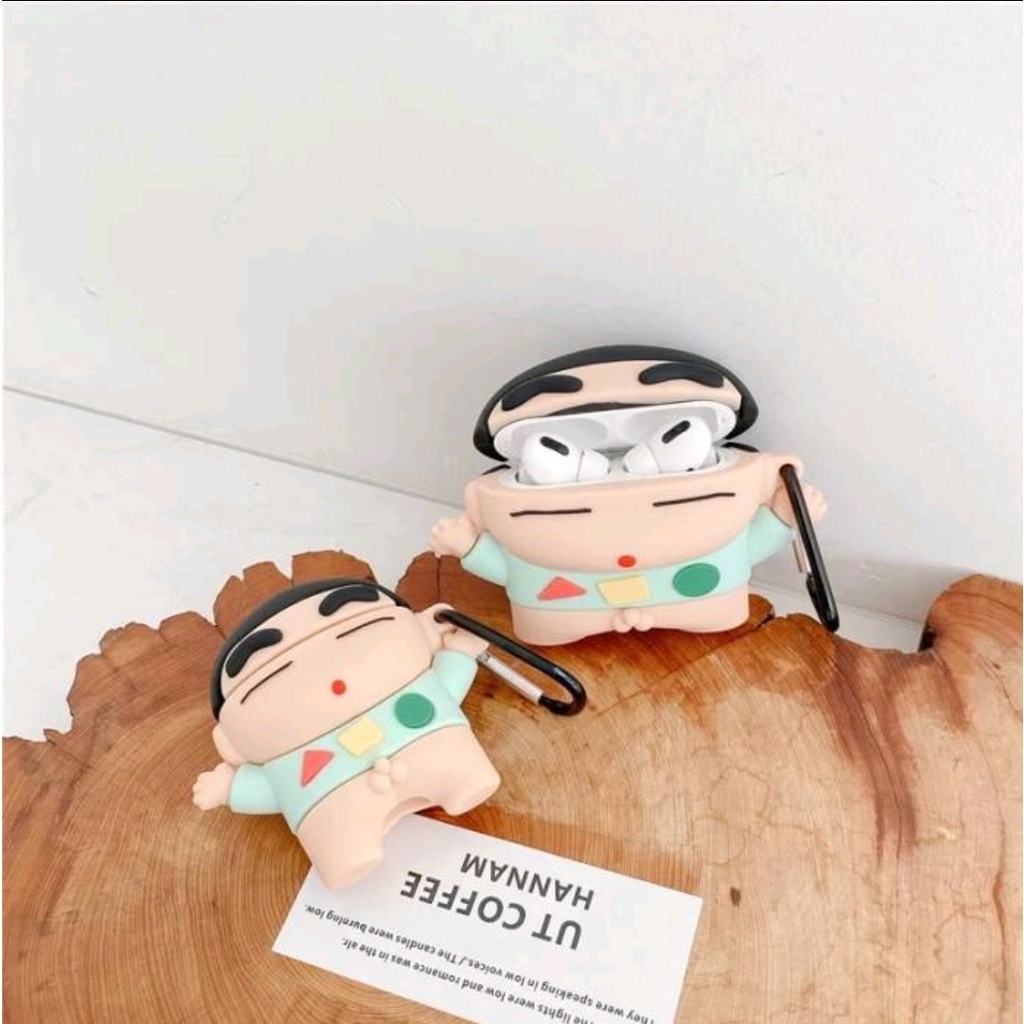 Crayon Shinchan Silicone Airpods 1 2 Airpods Pro Case cover Casing