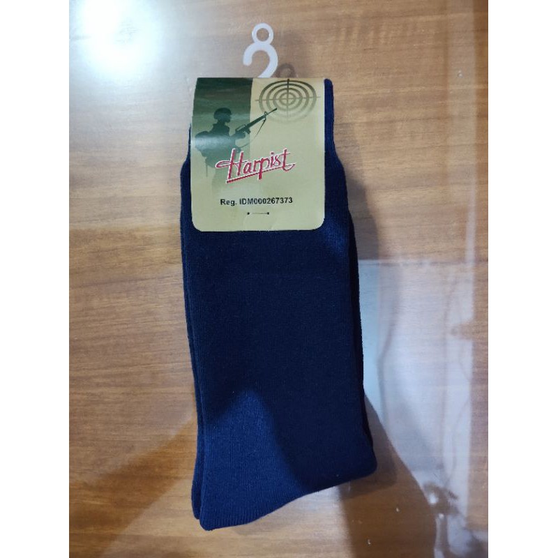 KAOS KAKI PDL HARPIST TEBAL WARNA PDL  PRIA HARPIST ORIGINAL / PASTI ORI READY-Biru