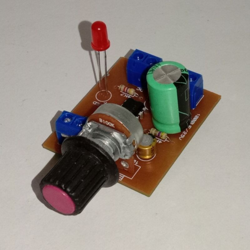 Amplifier LM386 Mono, kit pembelajaran Teknik Elektronika