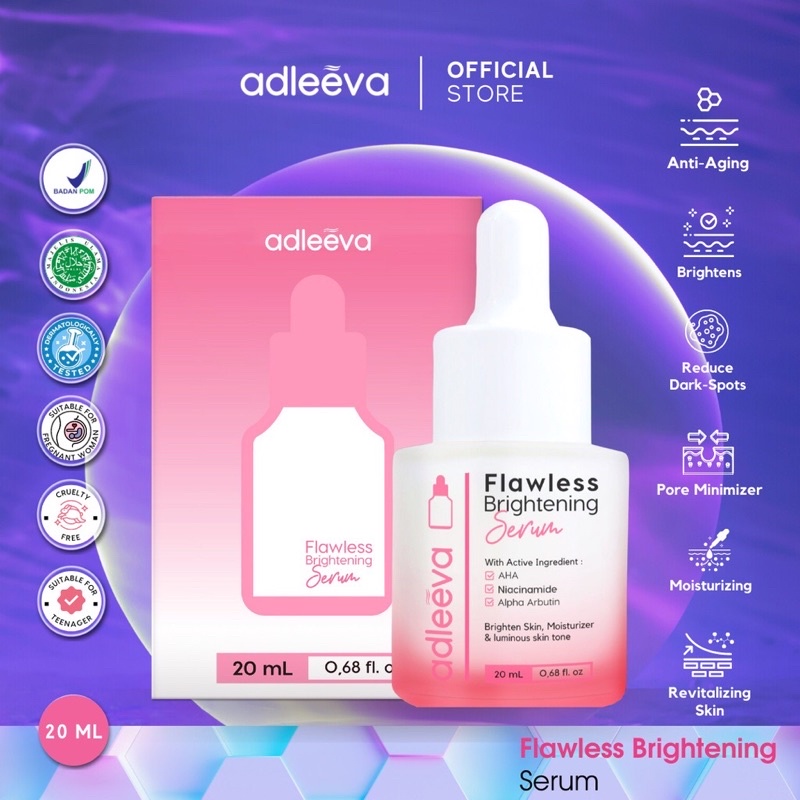 FLAWLESS BRIGHTENING SERUM GLOWING ADLEEVA By ADEEVA SKINCARE