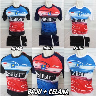 Setelan Baju  Jersey Bola Futsal  AD 44 Shopee  Indonesia