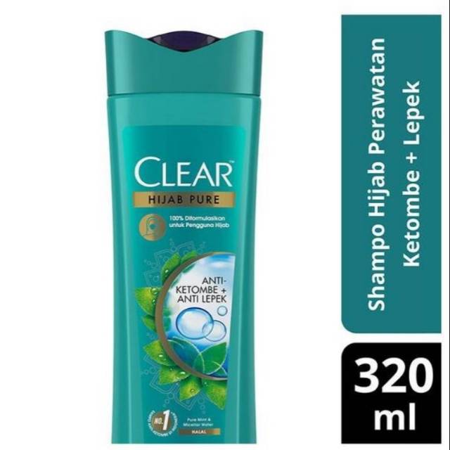CLEAR Hijab Pure Anti-Ketombe & Anti-Lepek Shampoo [320 mL]