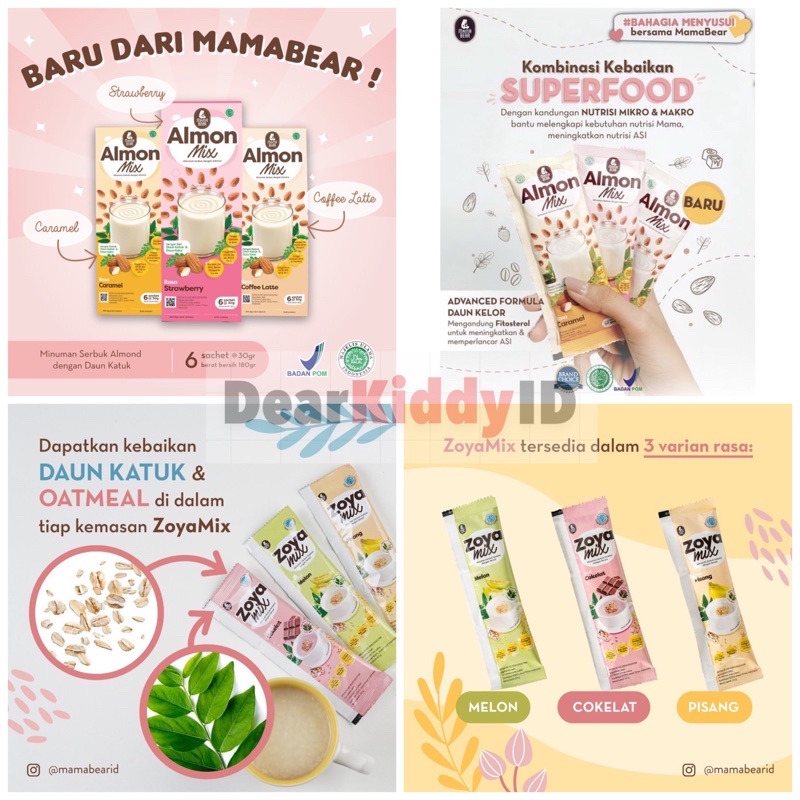 Mama Bear Zoya Mix SACHET - 1pcs / Almon Mix SACHET - 1 pcs Booster ASI