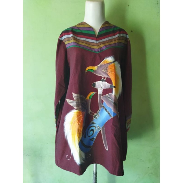 tunik lukis Papua