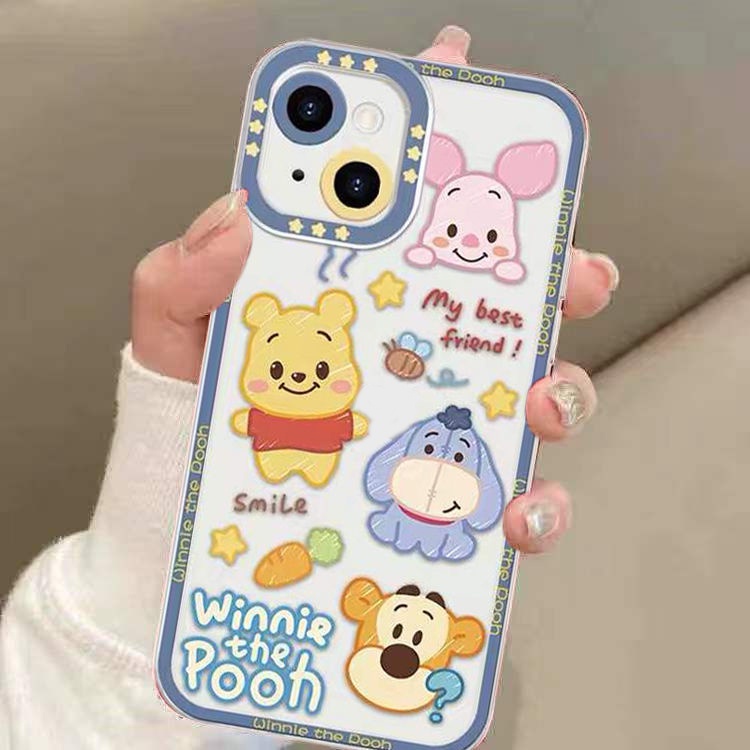 Soft Case Motif Kartun Untuk Iphone 14 13 12 11 Pro MAX 6S 7 8 Plus XR