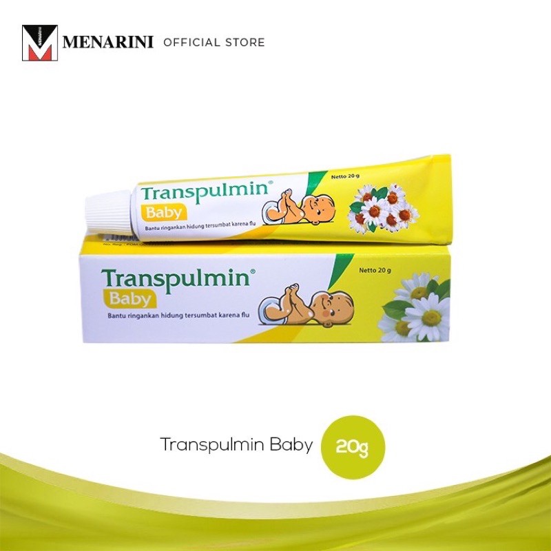 Transpulmin Baby 10gr 20gr - Balsam Bayi - Penghangat Tubuh Bayi - Calming Rub Baby - Balsem Bayi