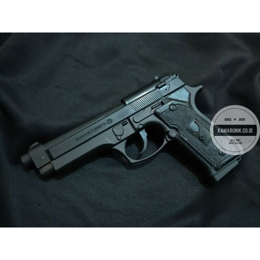 Terbaru KOREK API PISTOL BERETTA BT 2932-1 BLACK HITAM MANCIS LIGHTER