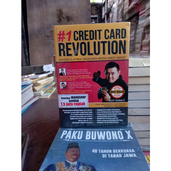 OBRAL BUKU BACAAN MOTIVASI / PENGEMBANGAN DIRI / INSPIRASI / BISNIS / INVESTASI / MILIARDER  MURAH ORIGINAL-CREDIT CARD REVOLUSI