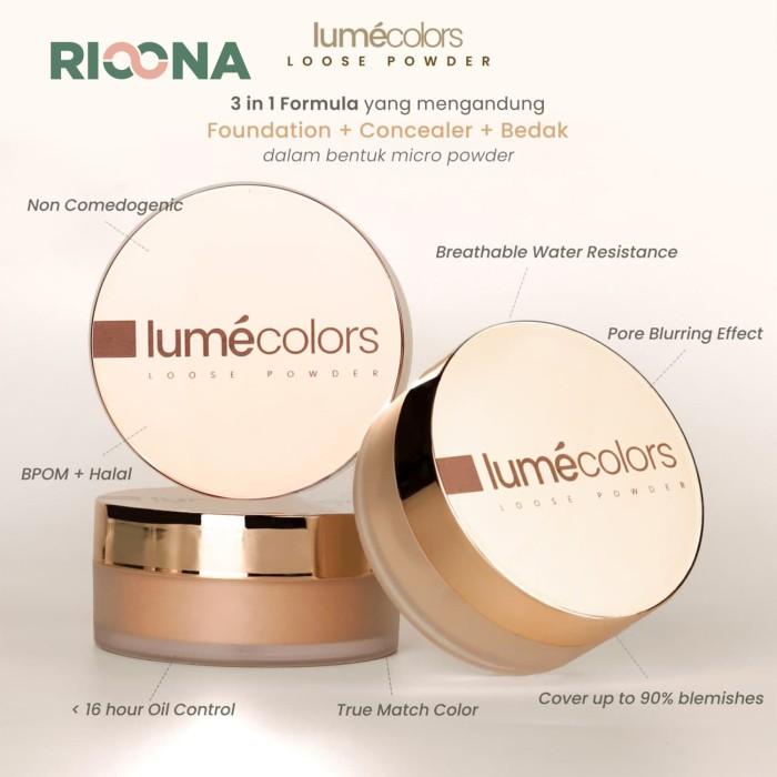 Loose Powder Lumecolors Bedak Tabur Lumecolors Bedak Wajah