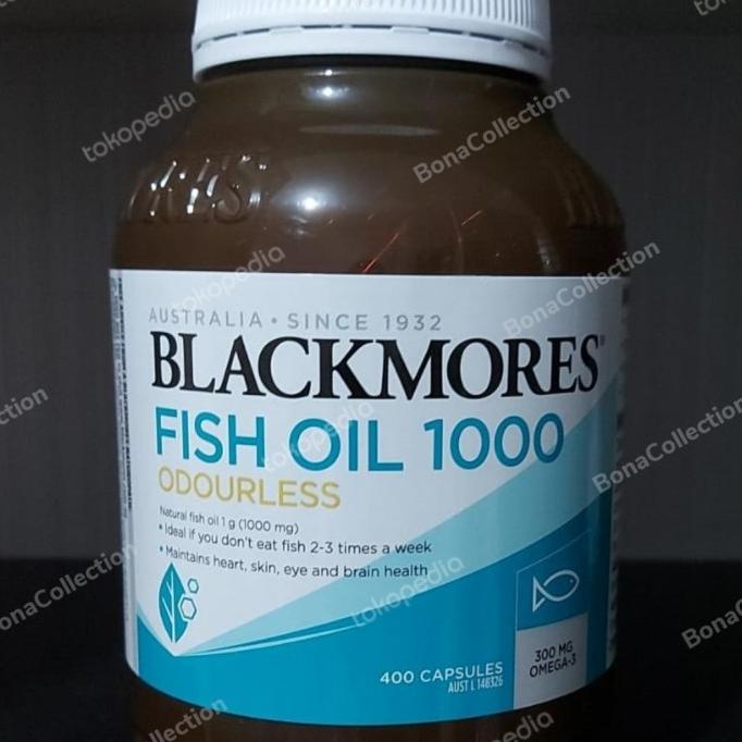 Blackmores Fish Oil 1000mg Odourless 400 caps