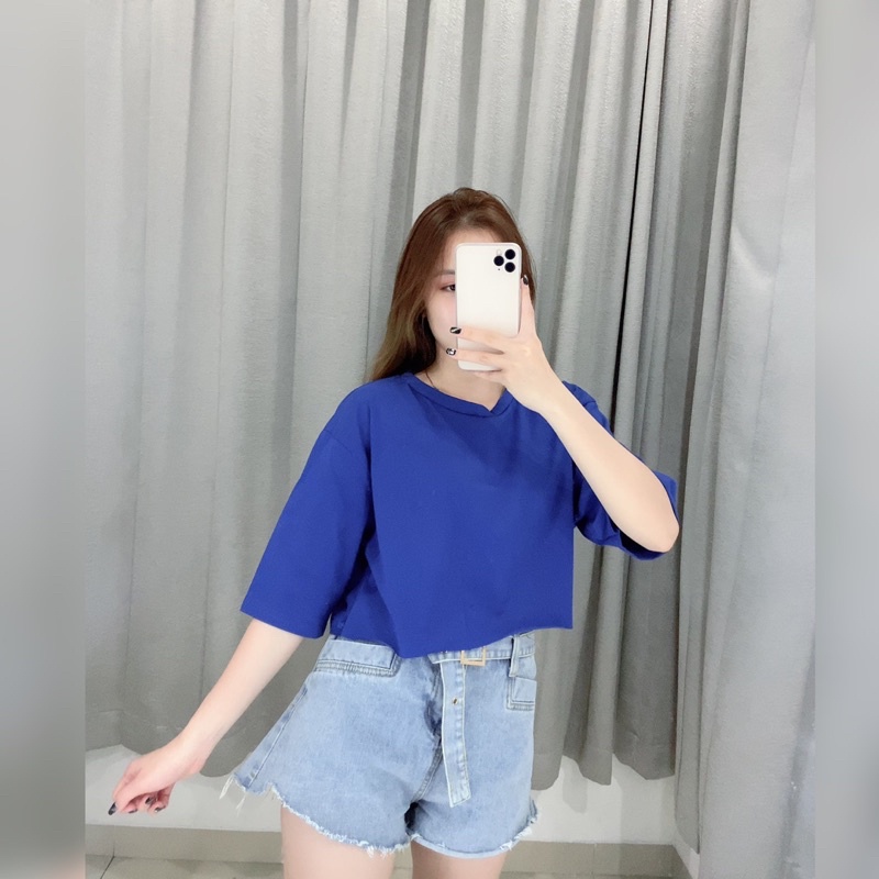 Oversize  Croptee | Crop Top Korea KODE 1679