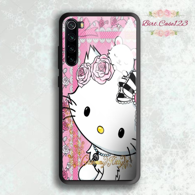 back case glass CHARMY KITTY Iphone 5 6 6s 6+ 6s+ 7 7s 7+ 8 8+ Se 2020 X Xs Xr 11 12 Pro Max BC5214