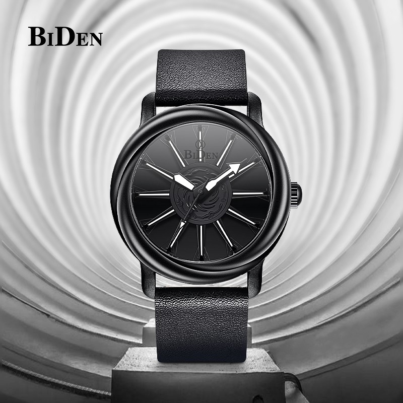 Jam Tangan Pria BIDEN Classic Creative Formal Quartz Tahan Air