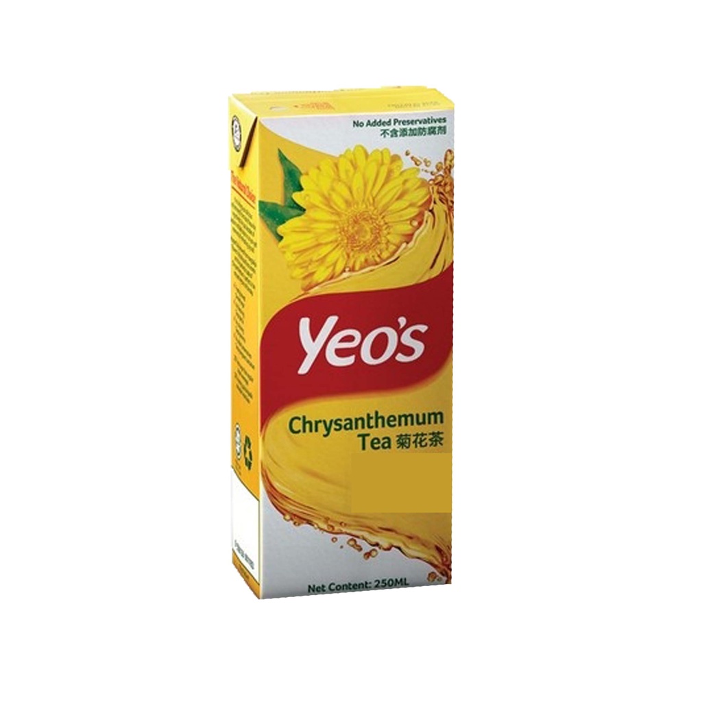 Yeos / Minuman Rasa Bunga Krisantemun / 250ml / 6pcs