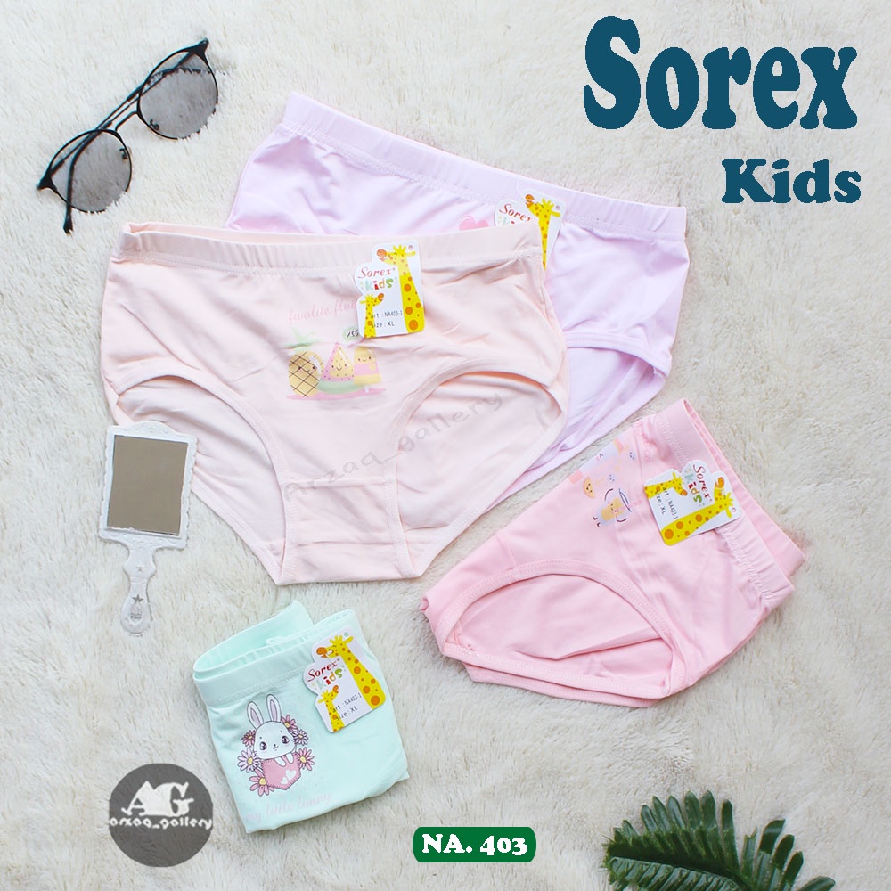 Grosir   SOREX KIDS CD Celana Dalam Anak Segitiga Super Soft | Sorex NA403 | Pakaian Dalam Anak | Fashion Anak | Cd Anak |