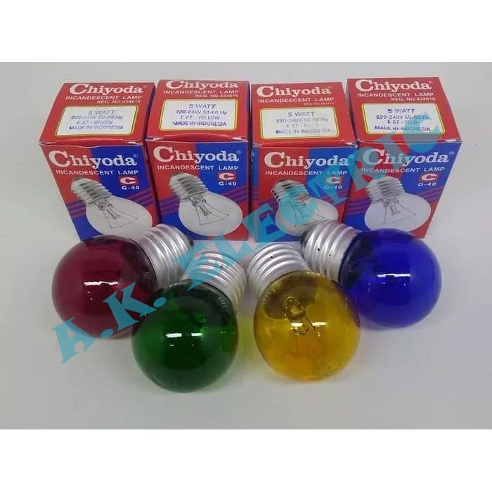 Lampu Pijar CHIYODA 5W 5Watt 5 Watt