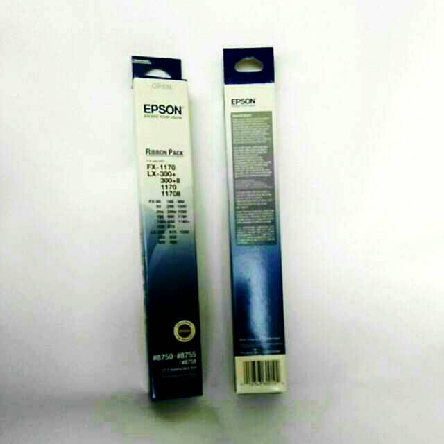 Ribbon/Pita Pack/Refill 8758 Epson ∫ 10024 Original Black/Hitam ♗ L0 SS Q1