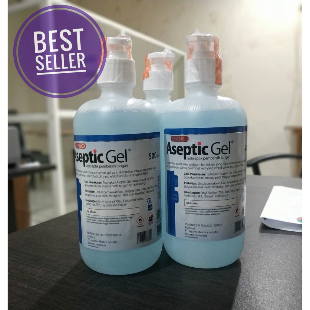 Onemed Aseptic Gel Hand Sanitizer 500 Ml