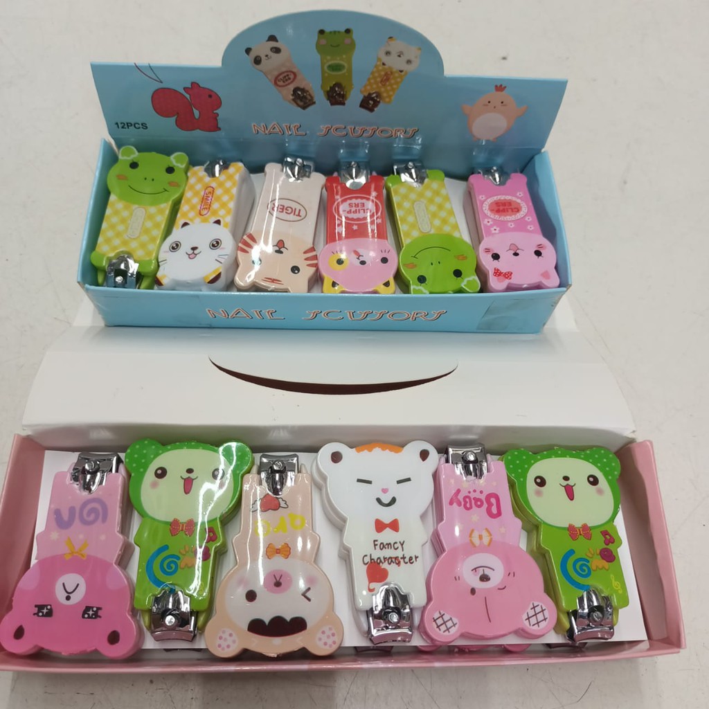 Gunting Kuku Karakter Korea Nail Clipper Motif Cartoon