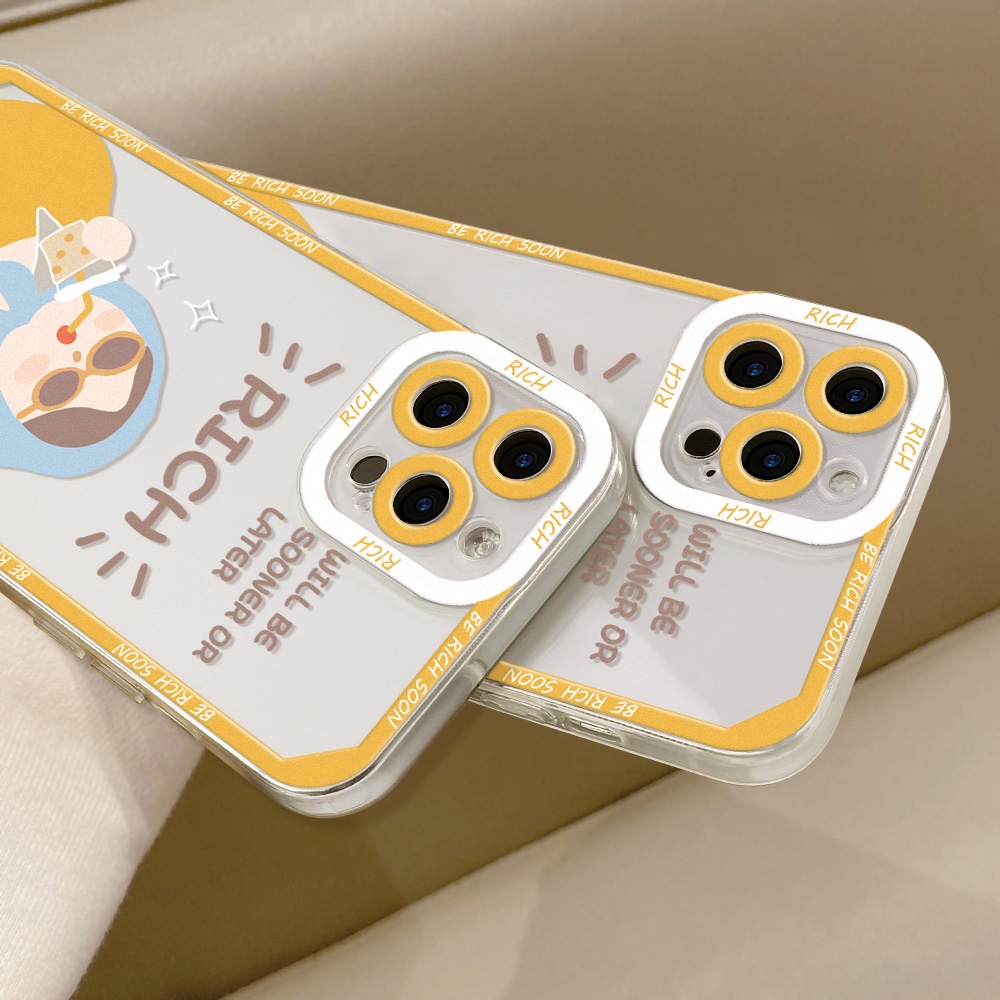 Soft Case TPU Transparan Motif Kartun Angel Eye Untuk iPhone 11 12 13 Pro Max X XR XS Max 13 12 Mini 7 8 Plus SE 2020 SE 2022